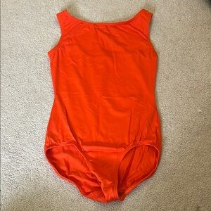 BLOCH orange leotard